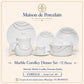 Marble Corolley Dinner Set – Rose Gold Chain | 72 Pieces | Design Code: 884