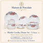 Marble Corolley Dinner Set – Modern Floral Abstract | 72 Pieces | Design Code: 953