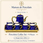 Porcelain Coffee Set – ROYAL COBALT BLUE | 9 Pieces | Design Code: 1385-4