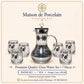 Premium Glass Water Set – BLACK FLORAL | 7 Pieces | Design Code: OM-80