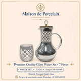 Premium Quality Glass Water Set – 7 Pieces | Design Code: OM-65