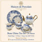 Premium Bone China Tea Set – Round Shape | 24 Pieces | Design Code: MDP-TS-906