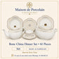 Bone China Dinner Set – AS FLOWER | 61 Pieces | Design Code: 765